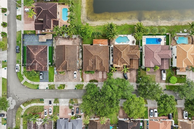 14842 SW 22nd Ter, Miami, FL 33185 - aerial overview of property's location with a pool area and nearby suburban area