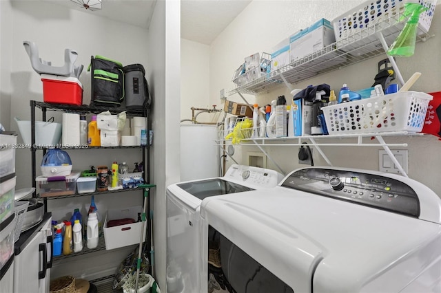 14842 SW 22nd Ter, Miami, FL 33185 - washroom with separate washer and dryer and water heater