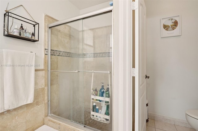 14842 SW 22nd Ter, Miami, FL 33185 - full bathroom with a stall shower and tile patterned flooring