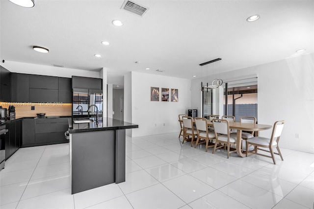 1005 NW 100th Ave, Miami, FL 33172 - dining space featuring recessed lighting and light tile patterned flooring