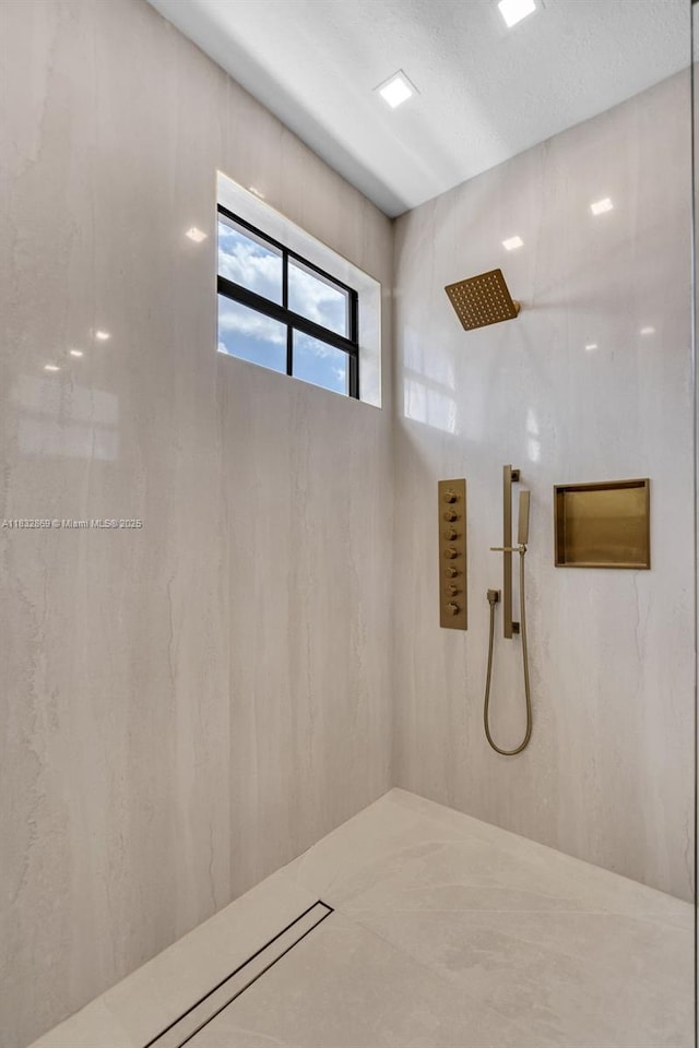 1005 NW 100th Ave, Miami, FL 33172 - full bathroom featuring a marble finish shower