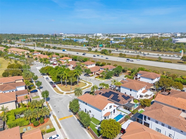 1005 NW 100th Ave, Miami, FL 33172 - aerial perspective of suburban area