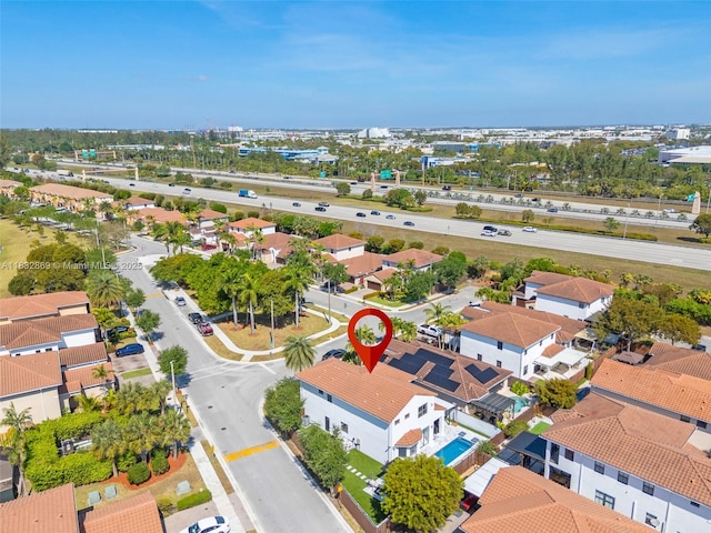 1005 NW 100th Ave, Miami, FL 33172 - aerial view of residential area