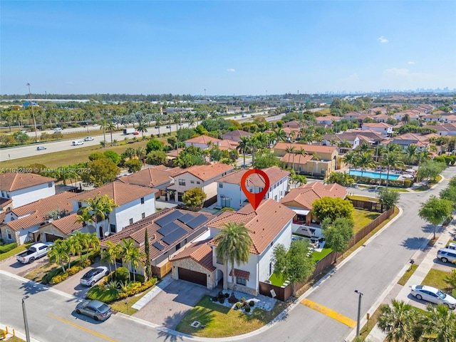 1005 NW 100th Ave, Miami, FL 33172 - aerial perspective of suburban area