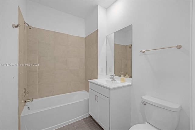 14549 Bretton Woods Trce, Delray Beach, FL 33446 - full bathroom with vanity and tub / shower combination