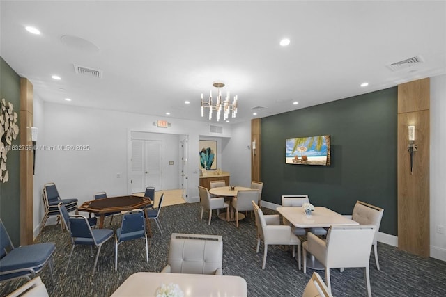 14549 Bretton Woods Trce, Delray Beach, FL 33446 - carpeted dining room with recessed lighting