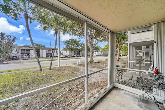 470 N Laurel Dr Unit 3A, Margate, FL 33063 - view of unfurnished sunroom