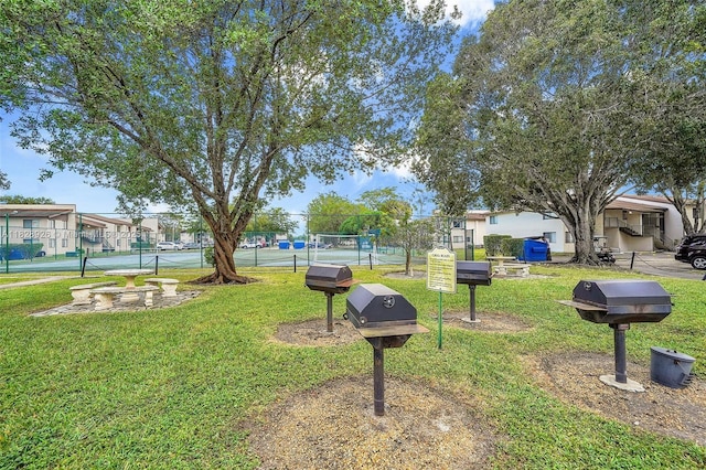 470 N Laurel Dr Unit 3A, Margate, FL 33063 - view of property's community featuring a tennis court