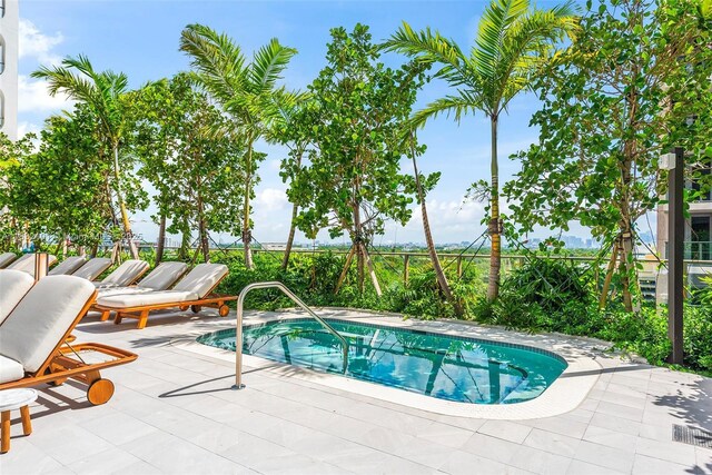 2655 S Bayshore Dr Unit 2012, Miami, FL 33133 - view of swimming pool with a patio and a pool
