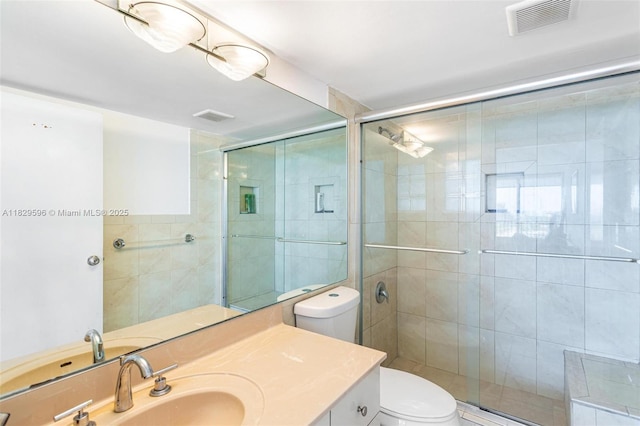555 NE 15th St Unit 15B, Miami, FL 33132 - bathroom with a shower stall and vanity