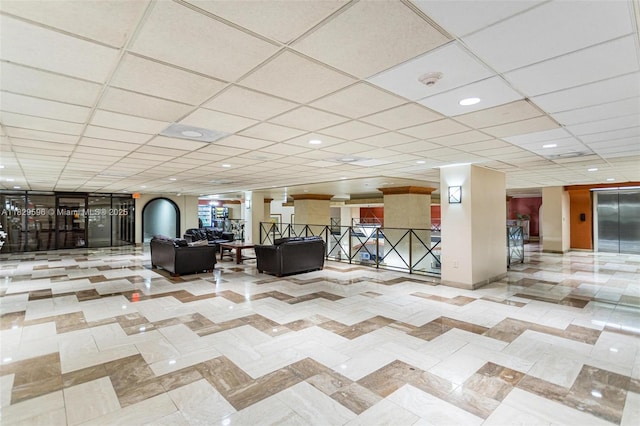 555 NE 15th St Unit 15B, Miami, FL 33132 - lobby with a drop ceiling