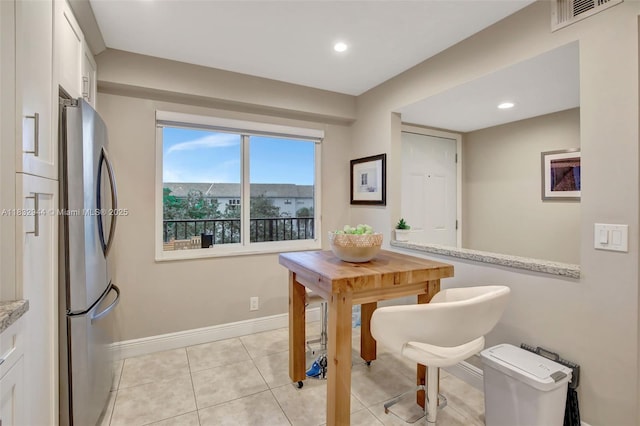 800 SW 125th Way Unit 405O, Pembroke Pines, FL 33027 - dining area featuring light tile patterned floors and recessed lighting