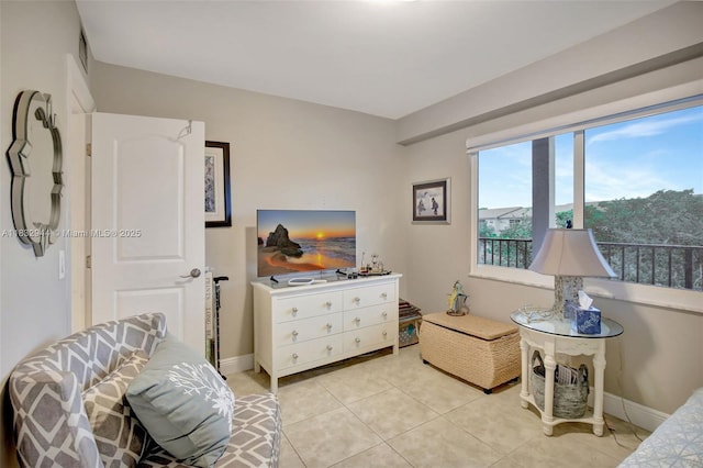 800 SW 125th Way Unit 405O, Pembroke Pines, FL 33027 - sitting room with light tile patterned floors and baseboards