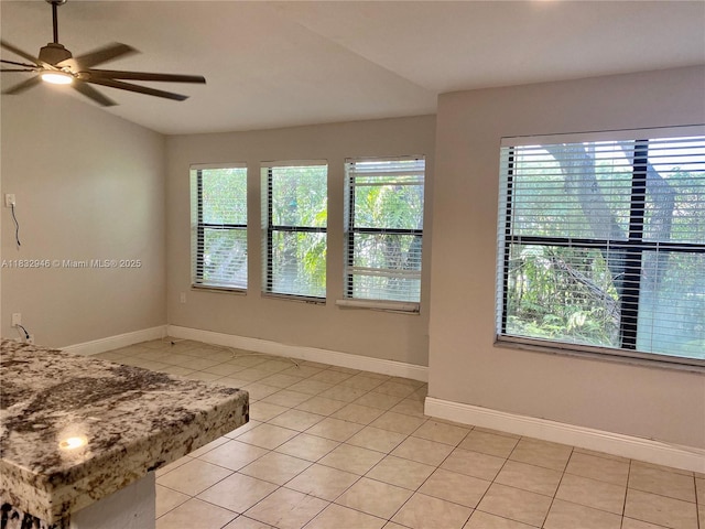 15661 SW 104th Ter Unit 3112, Miami, FL 33196 - interior space with a ceiling fan and light tile patterned floors