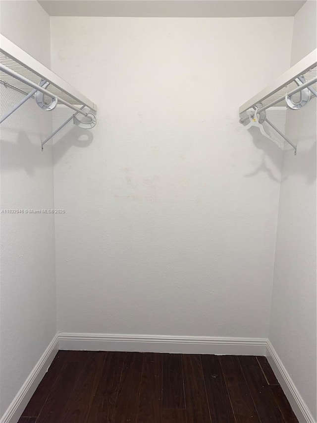 15661 SW 104th Ter Unit 3112, Miami, FL 33196 - spacious closet with dark wood-style floors
