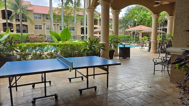 230 SW 117th Ter, Pembroke Pines, FL 33025 - view of patio with a ceiling fan