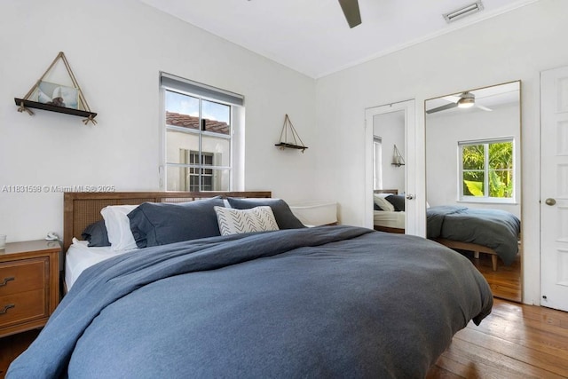 631 NE 87th St, Miami, FL 33138 - bedroom featuring wood finished floors and ceiling fan