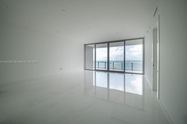 300 Biscayne Blvd Way Unit 4603, Miami, FL 33131 - unfurnished room with floor to ceiling windows and a water view
