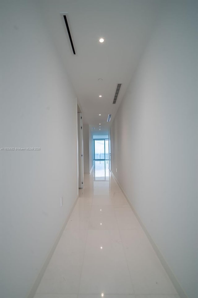 300 Biscayne Blvd Way Unit 4603, Miami, FL 33131 - hall with recessed lighting and baseboards