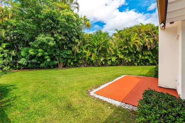 8445 SW 80th Pl, Miami, FL 33143 - view of green lawn featuring a patio