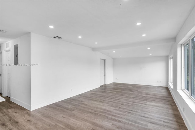 6117 NW 9th St, Margate, FL 33063 - spare room featuring recessed lighting and wood finished floors