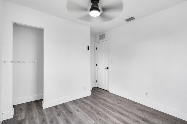 6117 NW 9th St, Margate, FL 33063 - unfurnished bedroom with wood finished floors and ceiling fan
