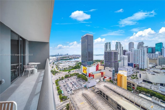601NE 1st Ave Unit 3309, Miami, FL 33132 - balcony with a skyline view