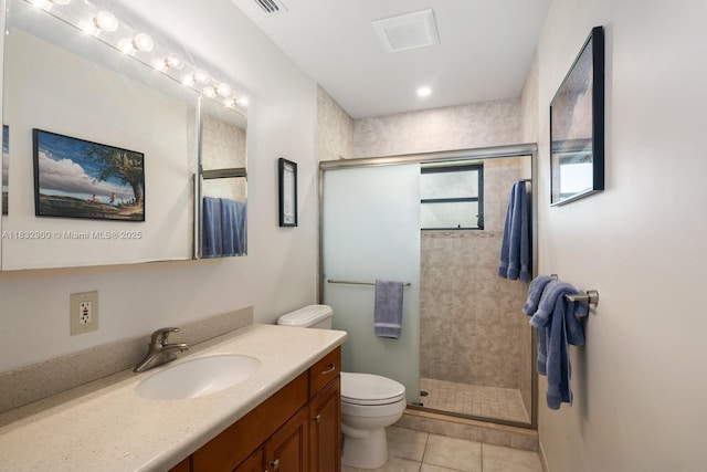 15471 SW 83rd Ave, Palmetto Bay, FL 33157 - full bathroom featuring vanity, tiled shower, and tile patterned flooring