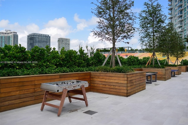 650 NE 32nd St Unit 4301, Miami, FL 33137 - view of patio featuring a view of city