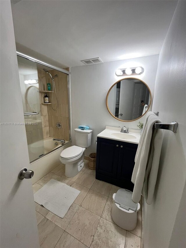 3600 NE Mystic Pointe Dr Unit 1010, Aventura, FL 33180 - full bath featuring shower / tub combination, vanity, and tile patterned flooring