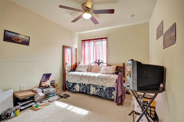 8956 SW 18th St Unit 1106, Miramar, FL 33025 - bedroom with carpet flooring and ceiling fan