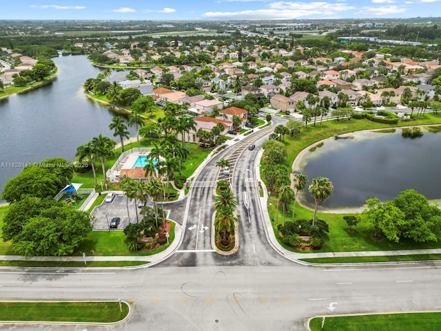 171 NW 152nd Ave, Pembroke Pines, FL 33028 - aerial view of residential area featuring a large body of water