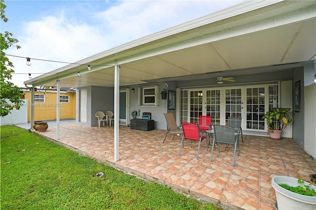 1173 NW 134th Pl, Miami, FL 33182 - view of patio with french doors