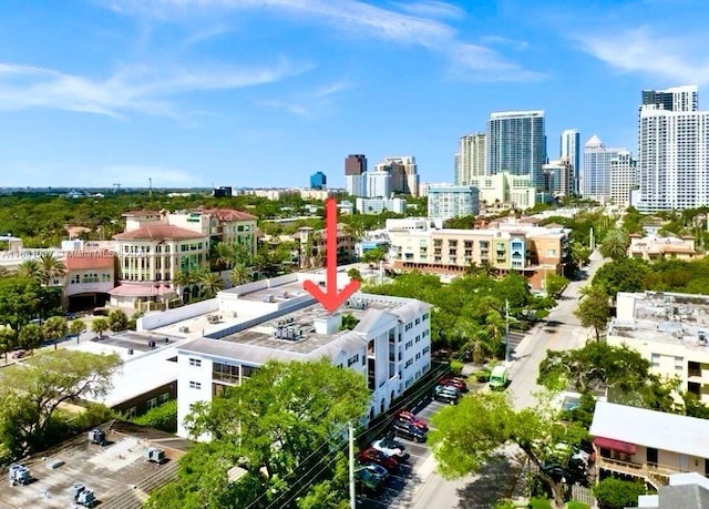 1212 SE 2nd Ct Unit 103, Fort Lauderdale, FL 33301 - aerial view of city skyline