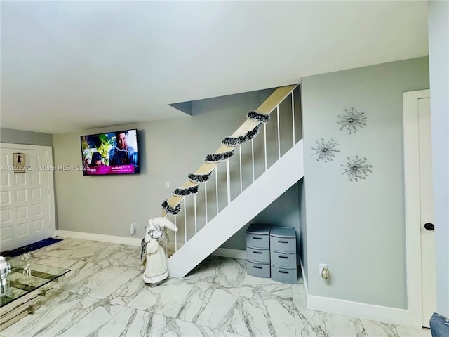 5072 W 12th Ln Unit D-14, Hialeah, FL 33012 - stairs with marble finish flooring
