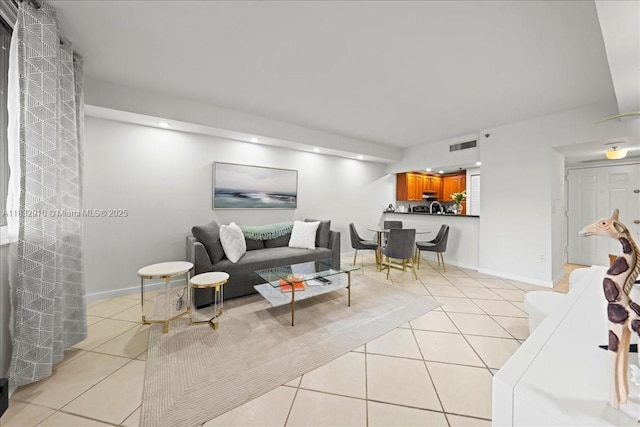 540 Brickell Key Dr Unit 412, Miami, FL 33131 - living area featuring light tile patterned floors