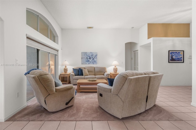 2373 NW 195th Ave, Pembroke Pines, FL 33029 - living room featuring light tile patterned floors