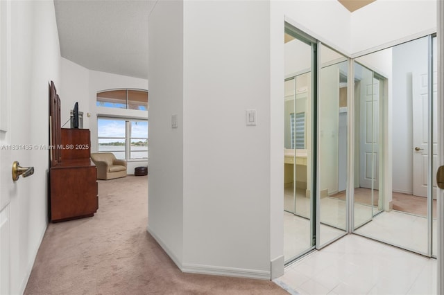 2373 NW 195th Ave, Pembroke Pines, FL 33029 - corridor featuring carpet and a water view