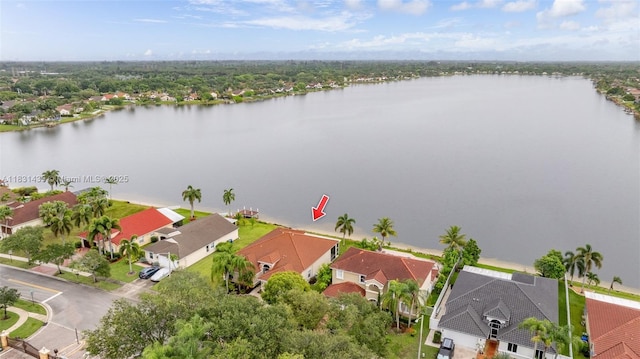 2373 NW 195th Ave, Pembroke Pines, FL 33029 - aerial perspective of suburban area with a nearby body of water