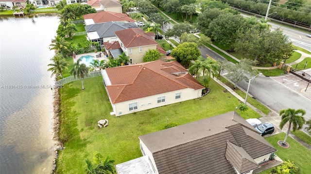 2373 NW 195th Ave, Pembroke Pines, FL 33029 - aerial perspective of suburban area with a large body of water