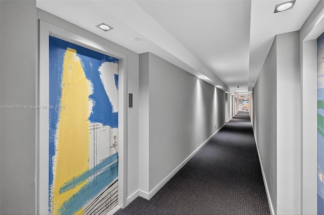 4250 Biscayne Blvd Unit 1206, Miami, FL 33137 - hall featuring baseboards and carpet flooring