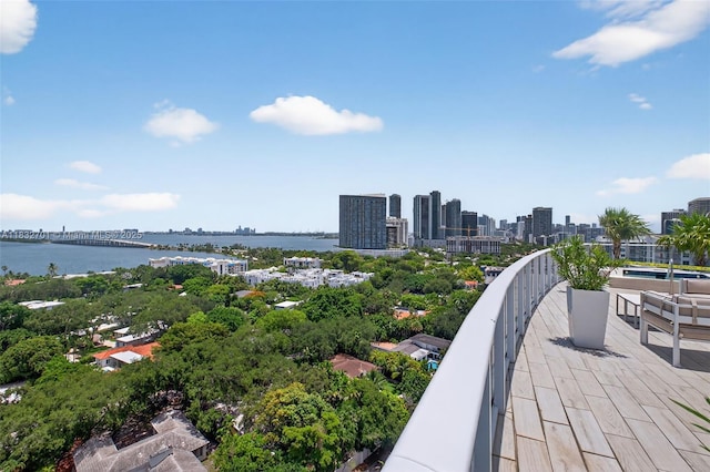 4250 Biscayne Blvd Unit 1206, Miami, FL 33137 - exterior space featuring skyline, a nearby body of water, and a notable bridge