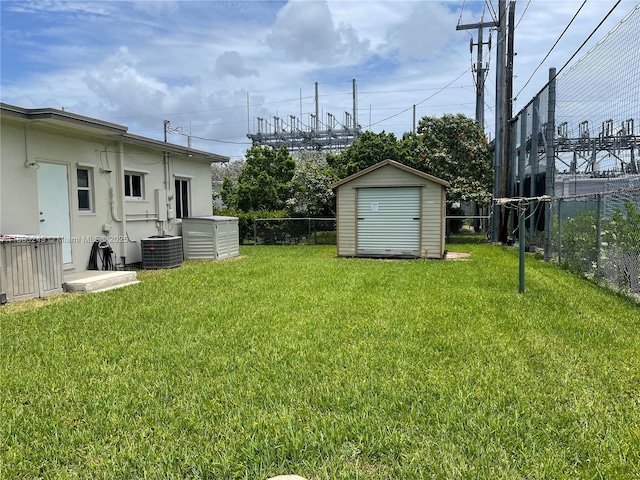 6250 SW 16th Ter, West Miami, FL 33155 - fenced backyard featuring a storage shed