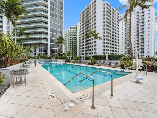 1395 Brickell Ave Unit 3310, Miami, FL 33131 - community pool with a view of city