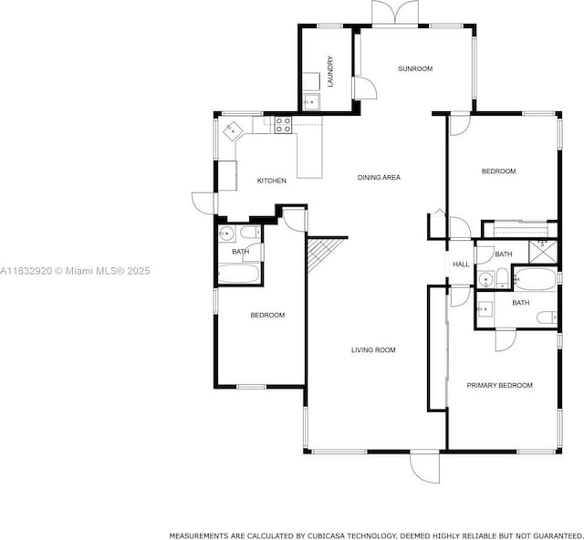 9033 Carlyle Ave, Surfside, FL 33154 - view of property floor plan