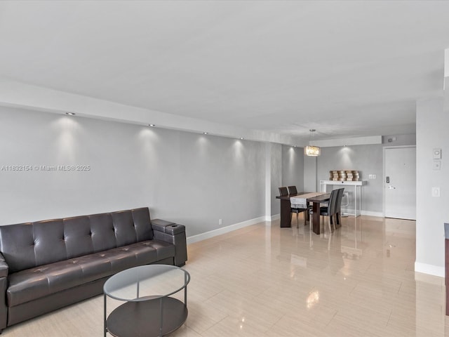 6770 Indian Creek Dr Ph-R, Ph-R Miami Beach, FL 33141 - living area with baseboards