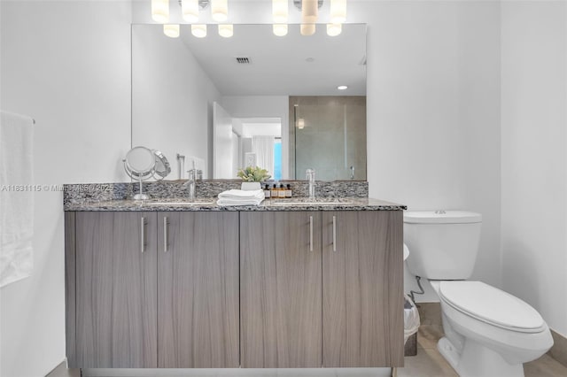 5350 NW 84th Ave Unit 1513, Doral, FL 33166 - bathroom with double vanity and a stall shower