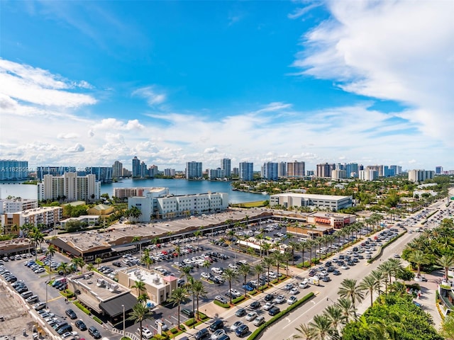 18001 Collins Ave Unit 1416-1417-1418, Sunny Isles Beach, FL 33160 - aerial view of city skyline and a large body of water