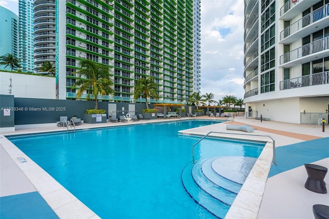 1750 N Bayshore Dr Unit 1204, Miami, FL 33132 - community pool featuring a patio area