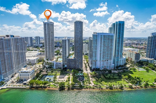 1750 N Bayshore Dr Unit 1204, Miami, FL 33132 - city view with a large body of water